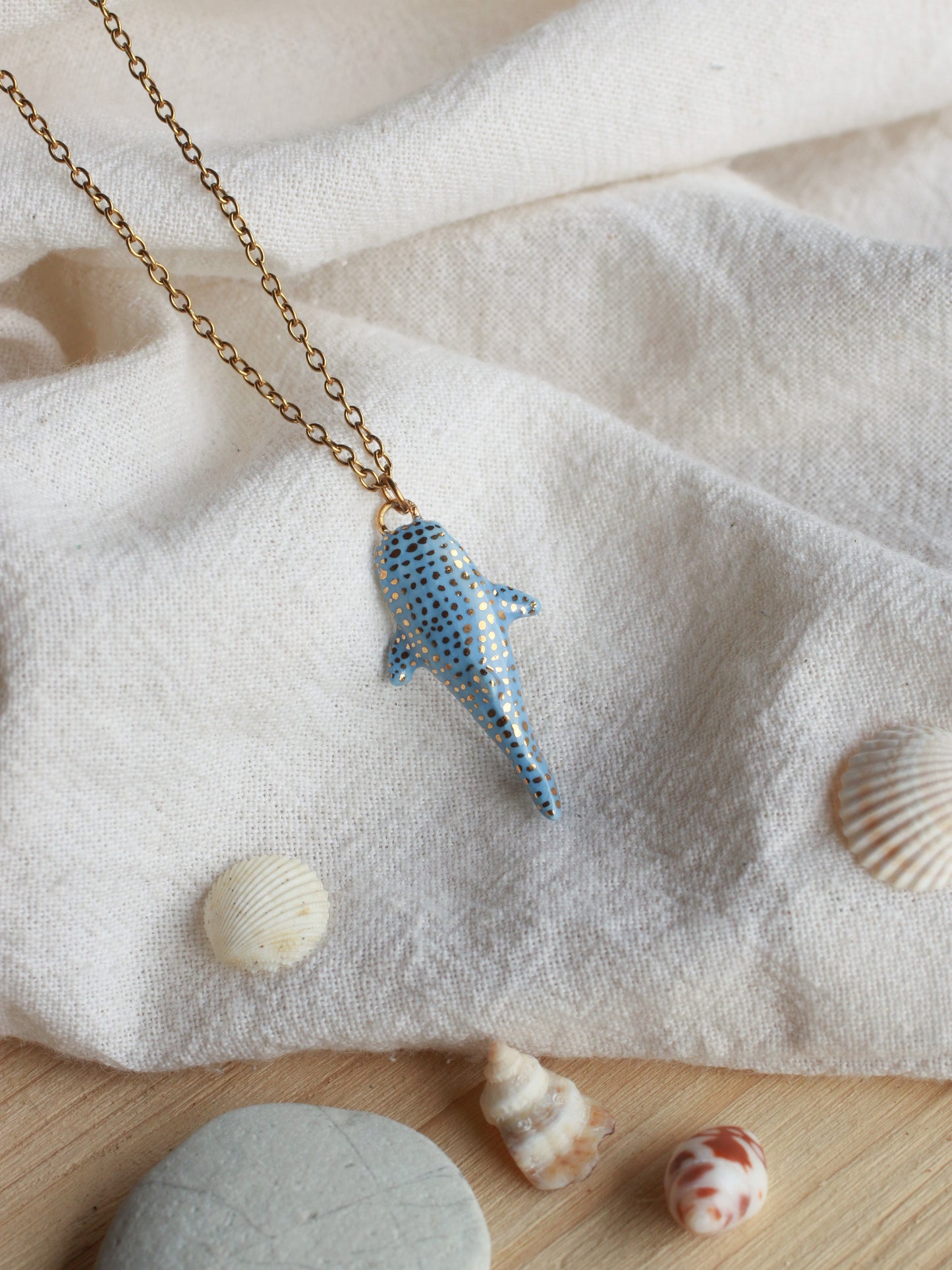 Whale shark necklace