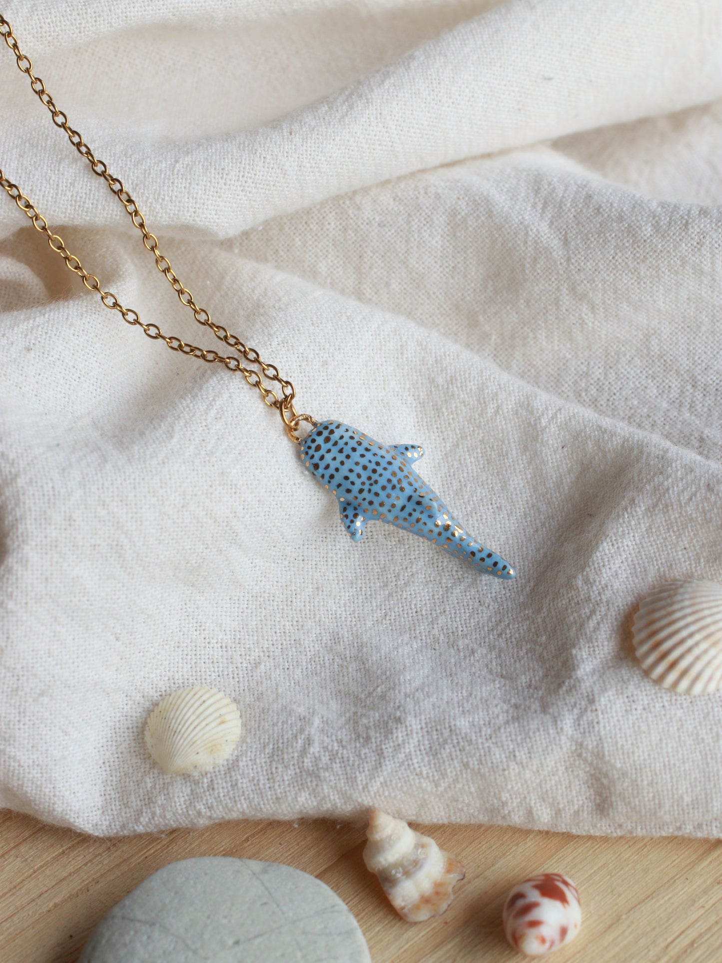 Whale shark necklace