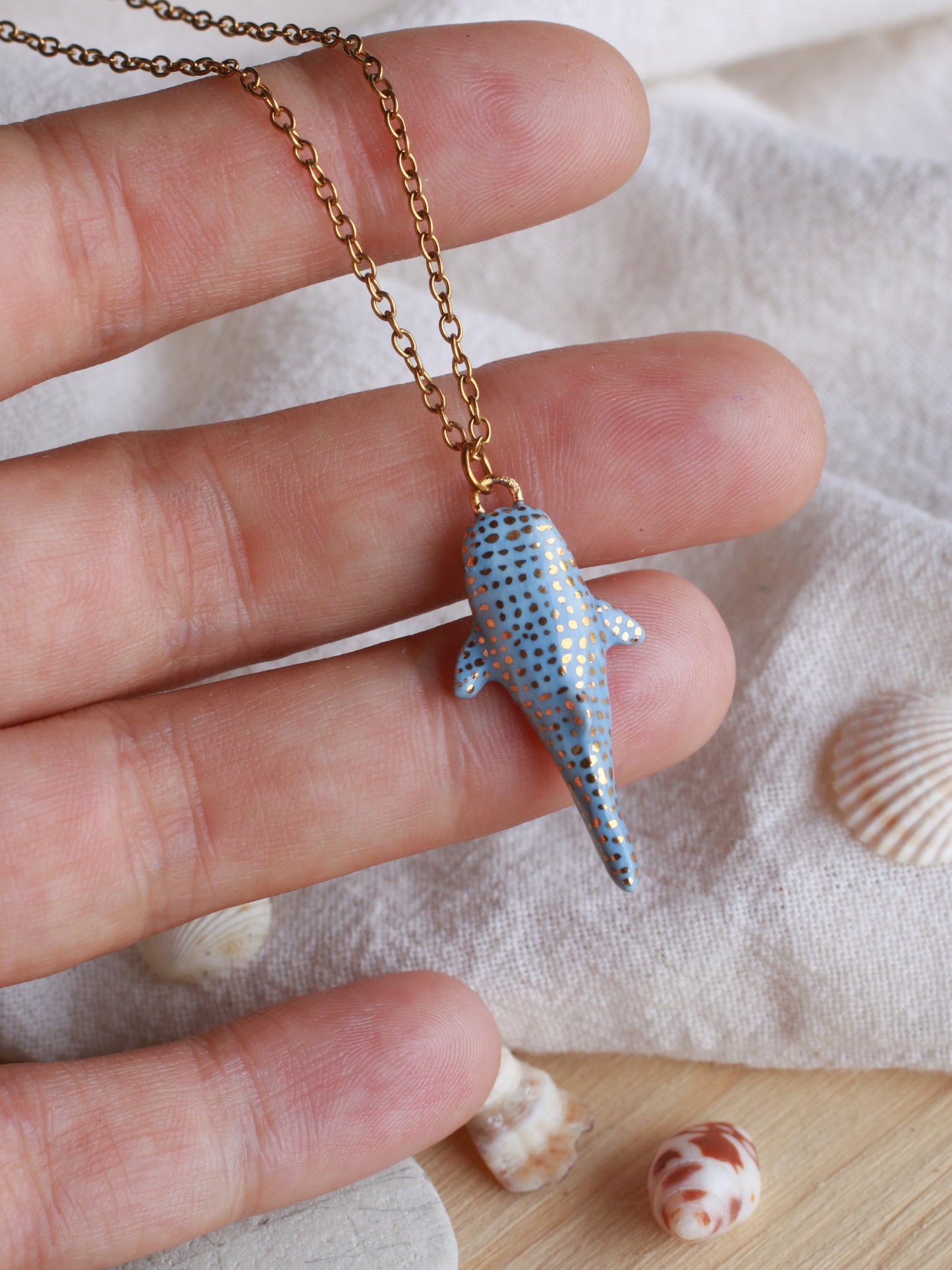 Whale shark necklace