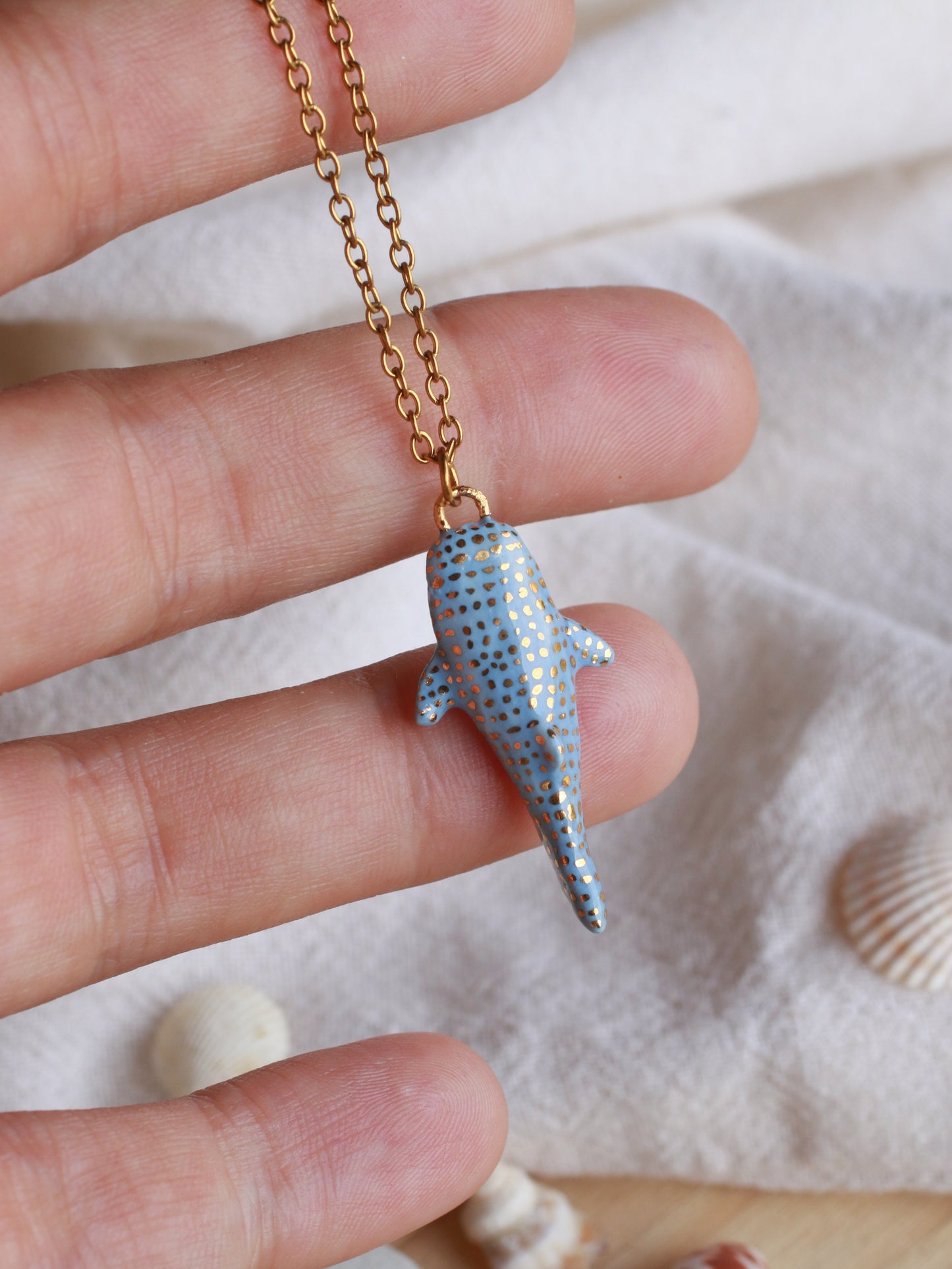 Whale shark necklace