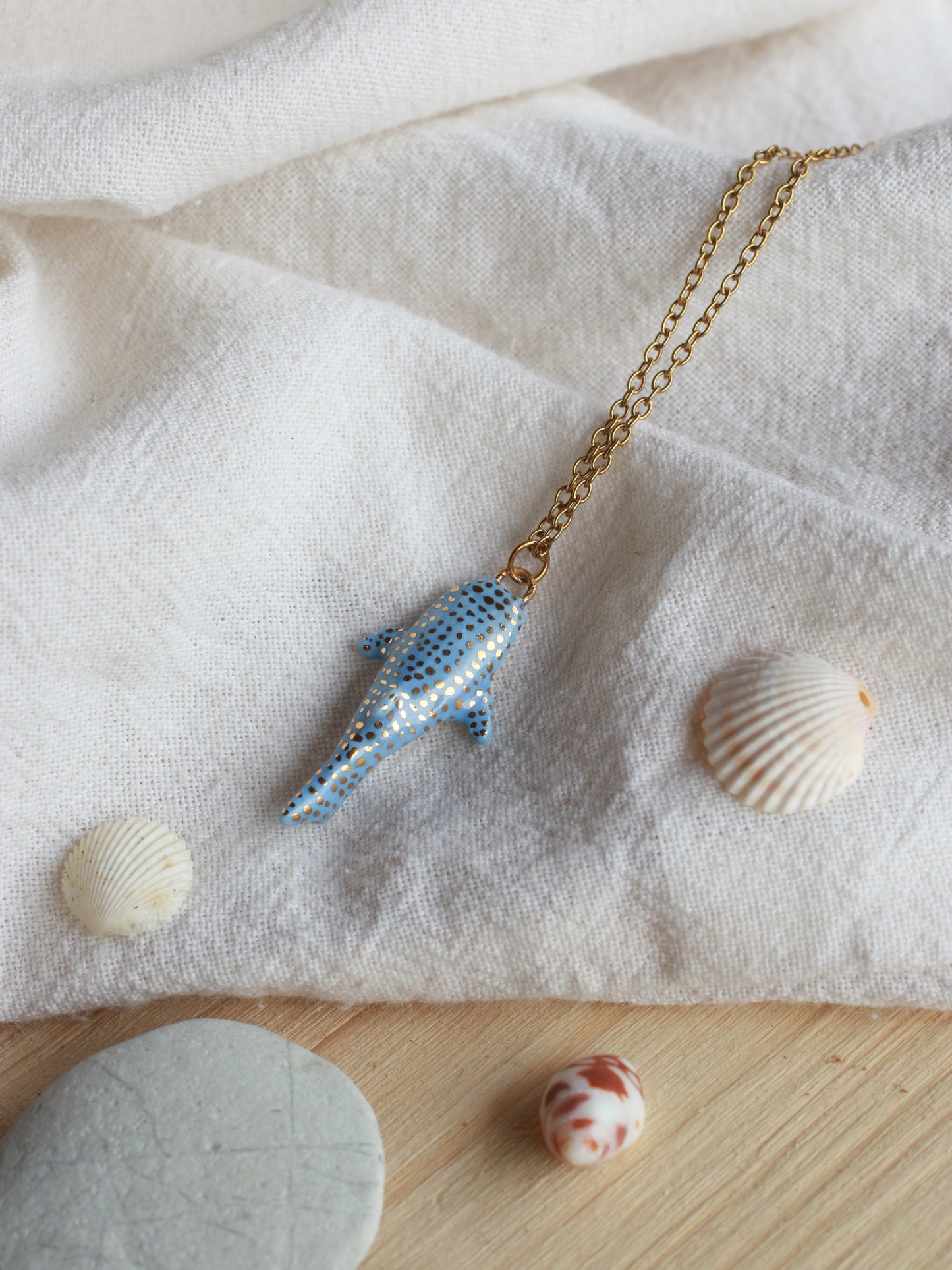 Whale shark necklace