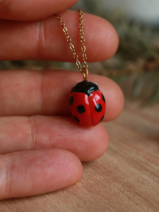 Ladybug necklace