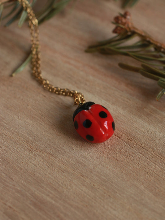 Ladybug necklace