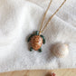 Dark green sea turtle necklace