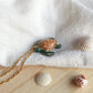 Dark green sea turtle necklace