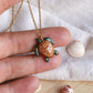 Dark green sea turtle necklace