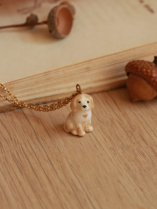 Puppy dog necklace