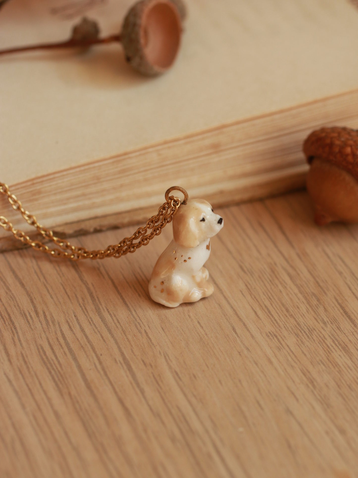 Puppy dog necklace