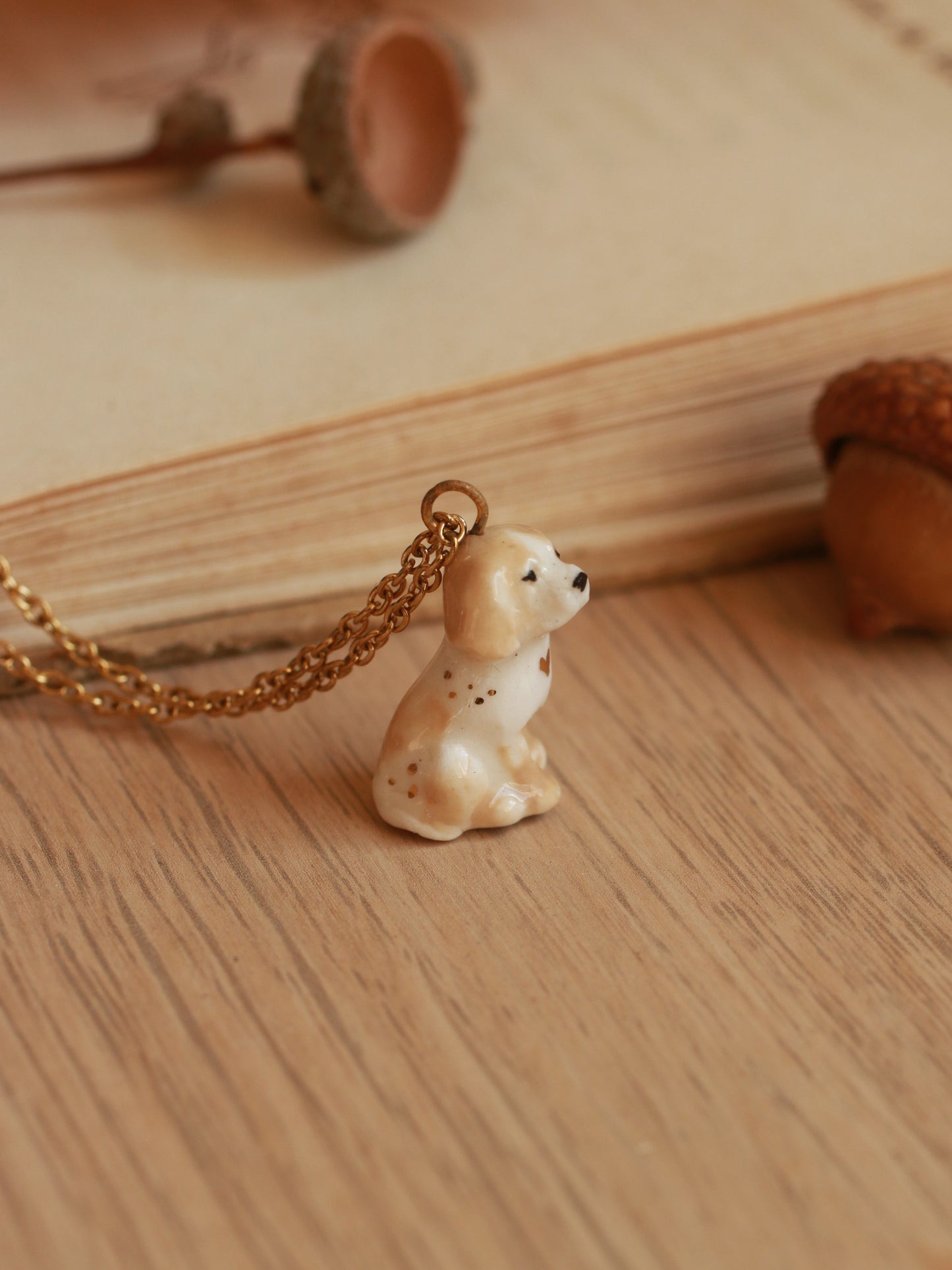 Puppy dog necklace