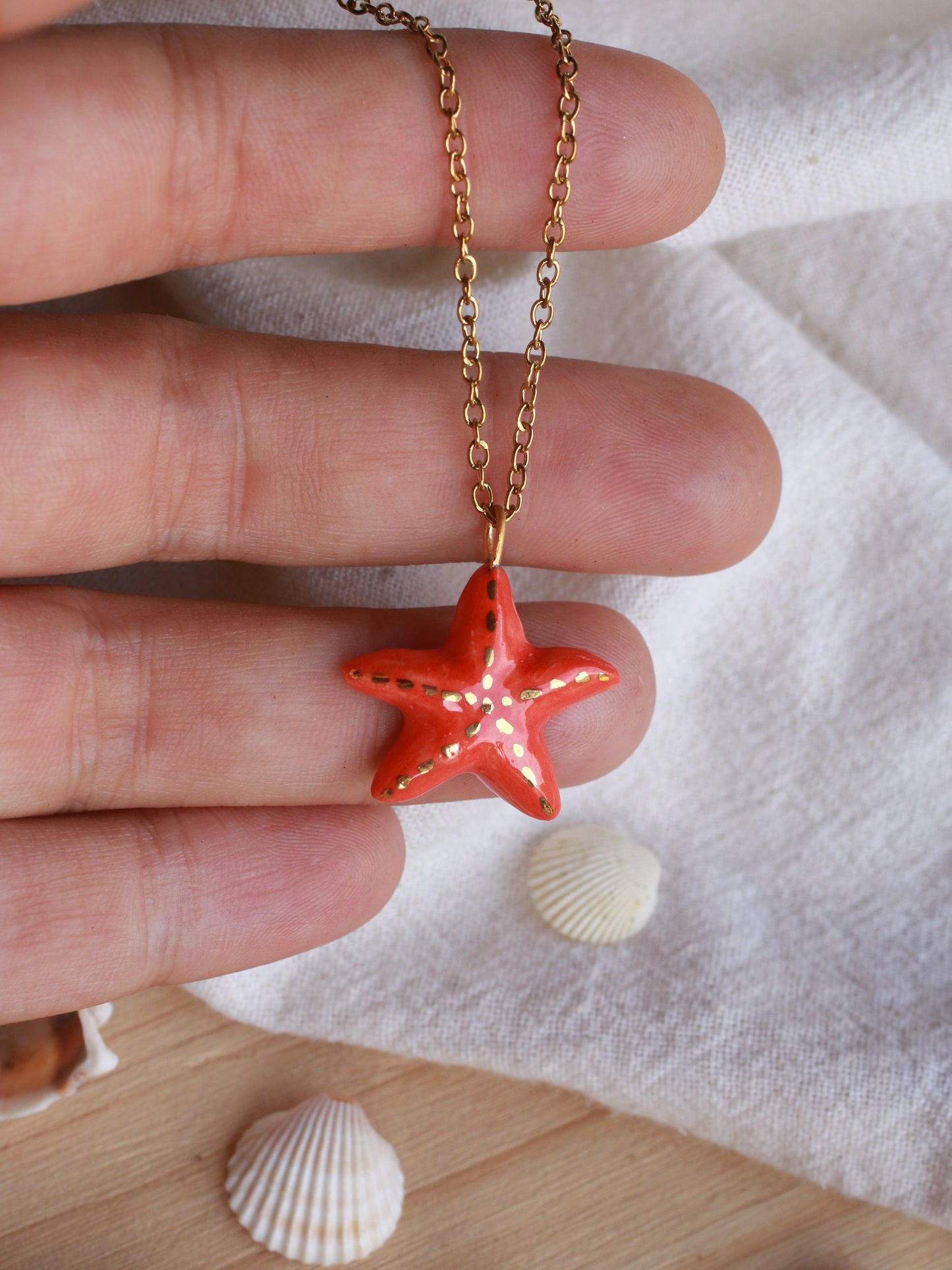 Starfish necklace