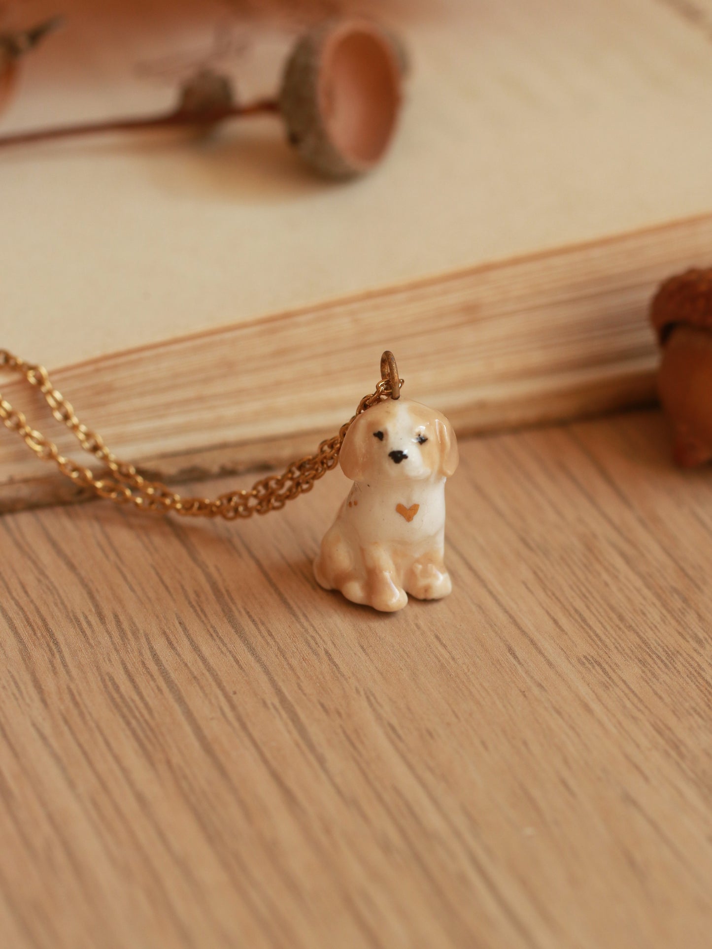 Puppy dog necklace