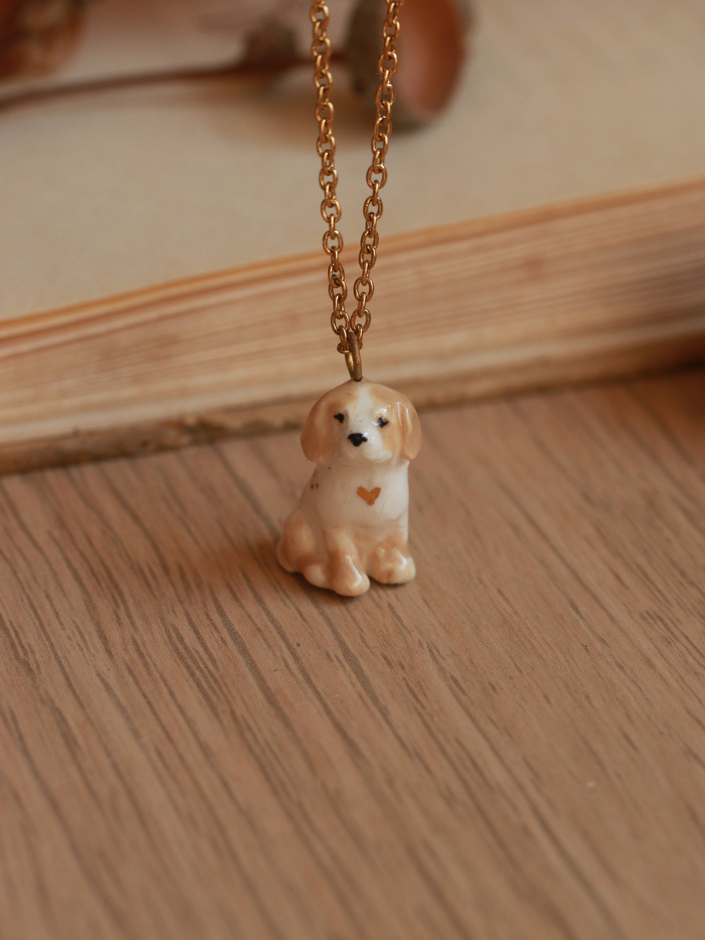 Puppy dog necklace