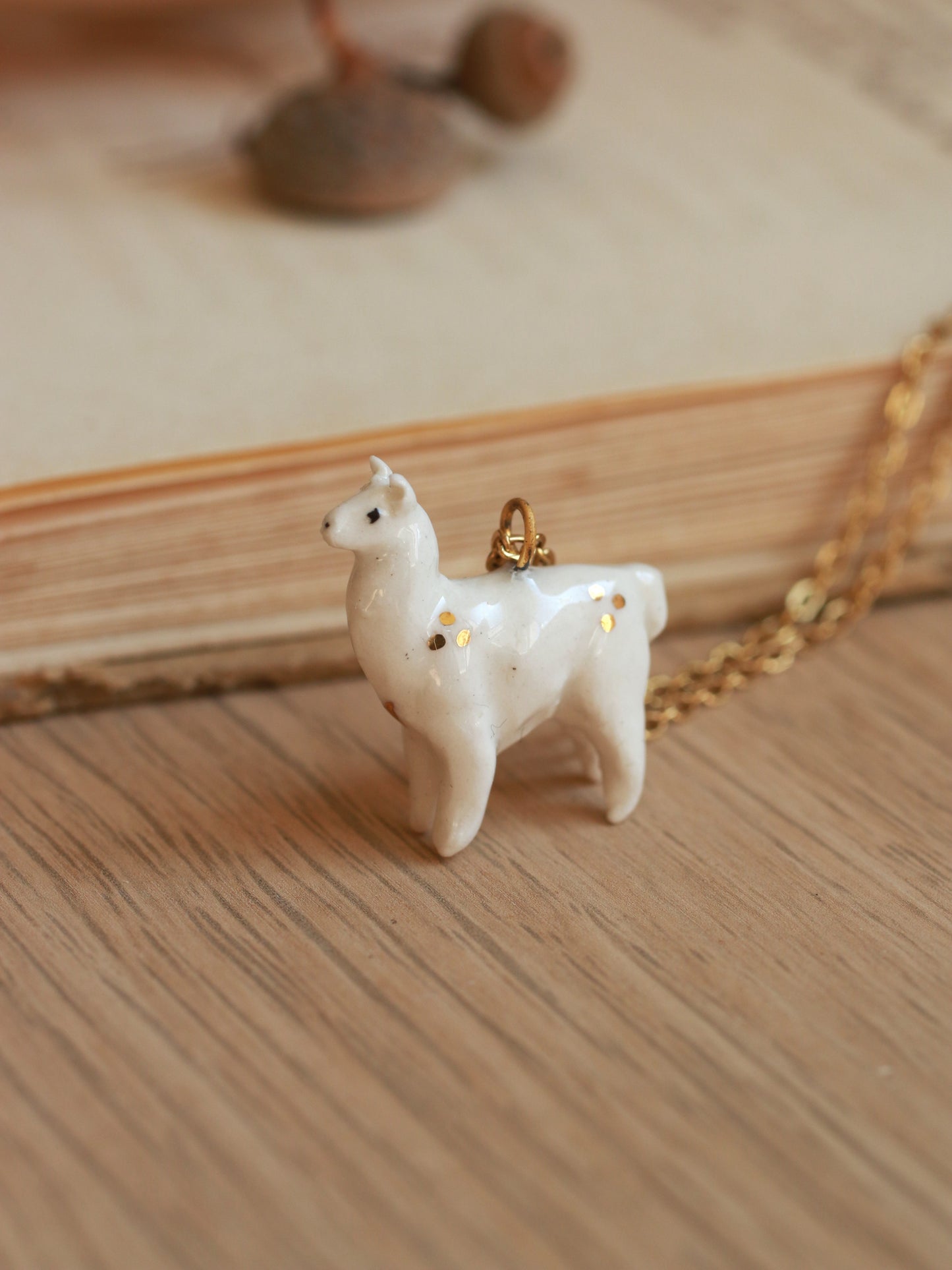 Alpaca necklace - llama pendant