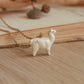 Alpaca necklace - llama pendant