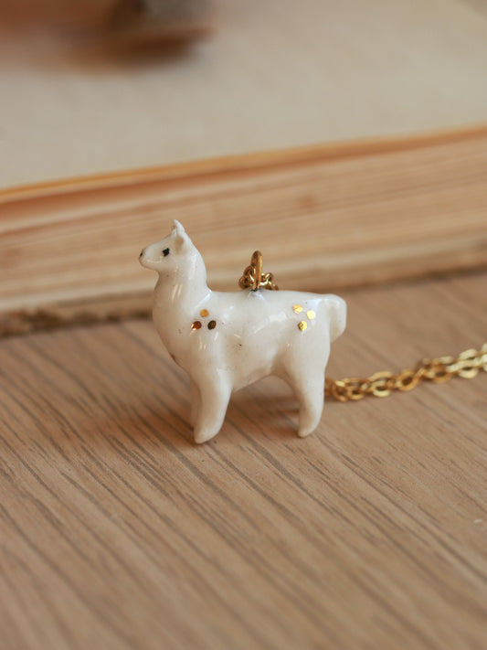 Alpaca necklace - llama pendant