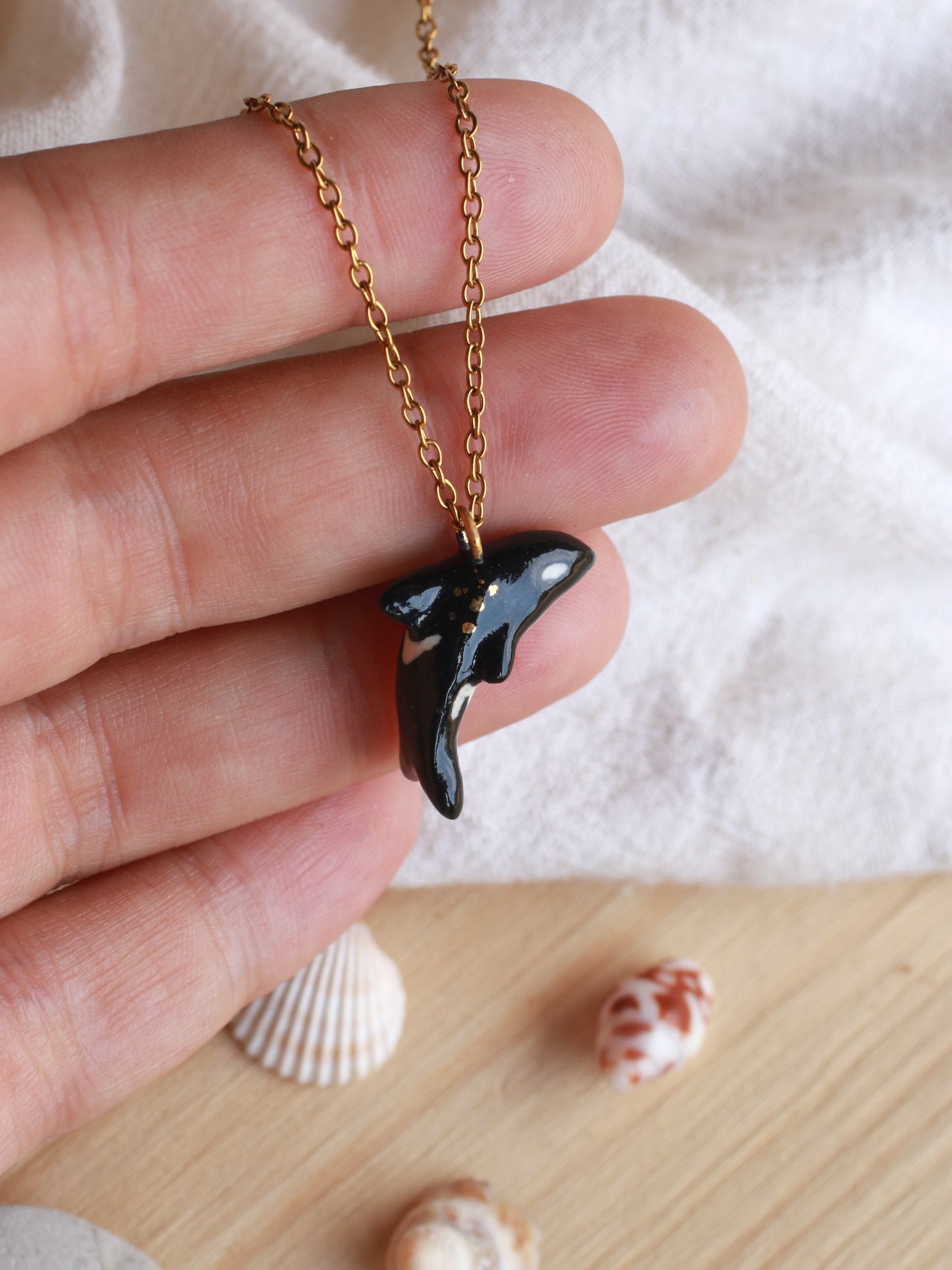 Orca necklace