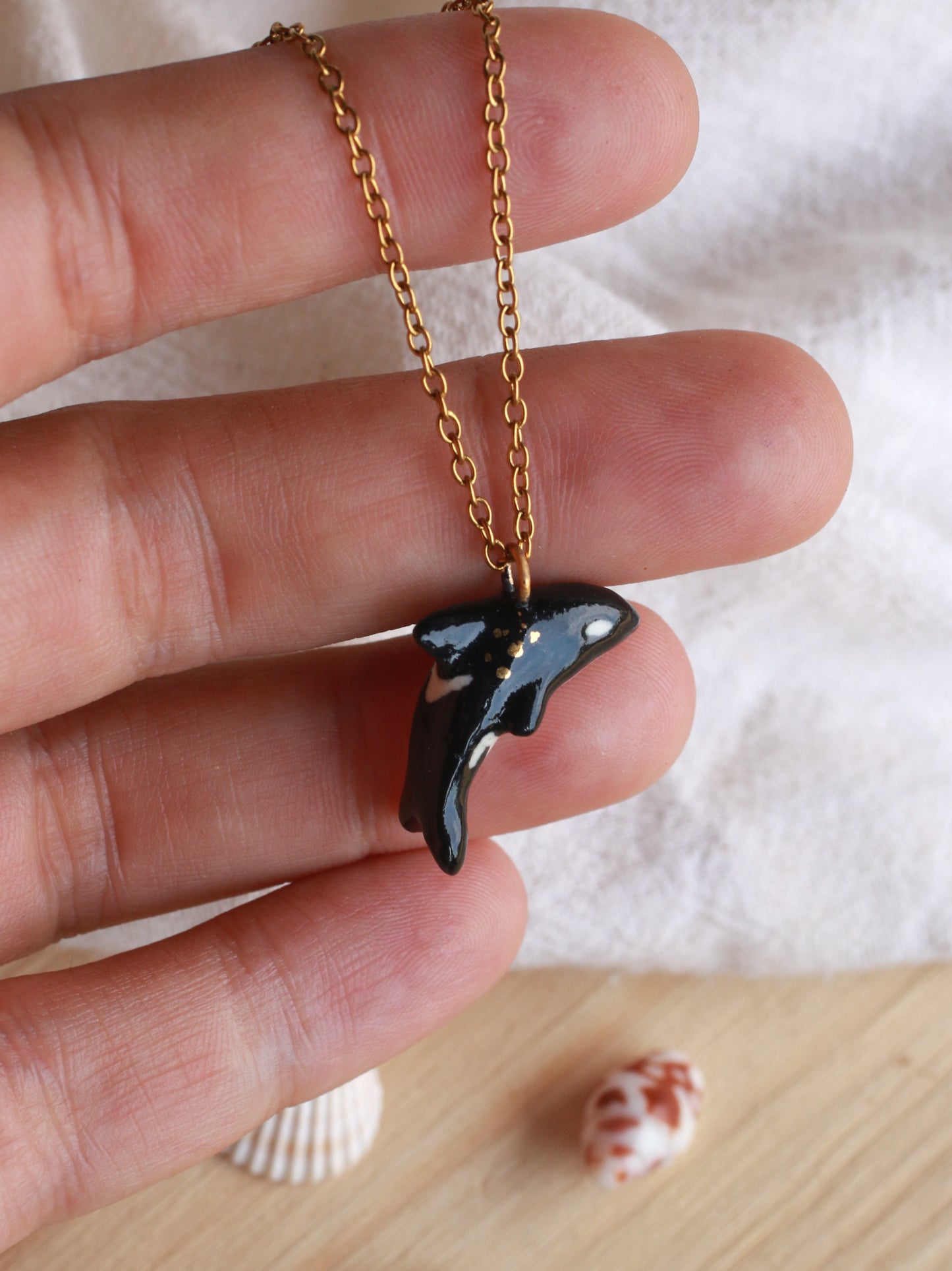 Orca necklace