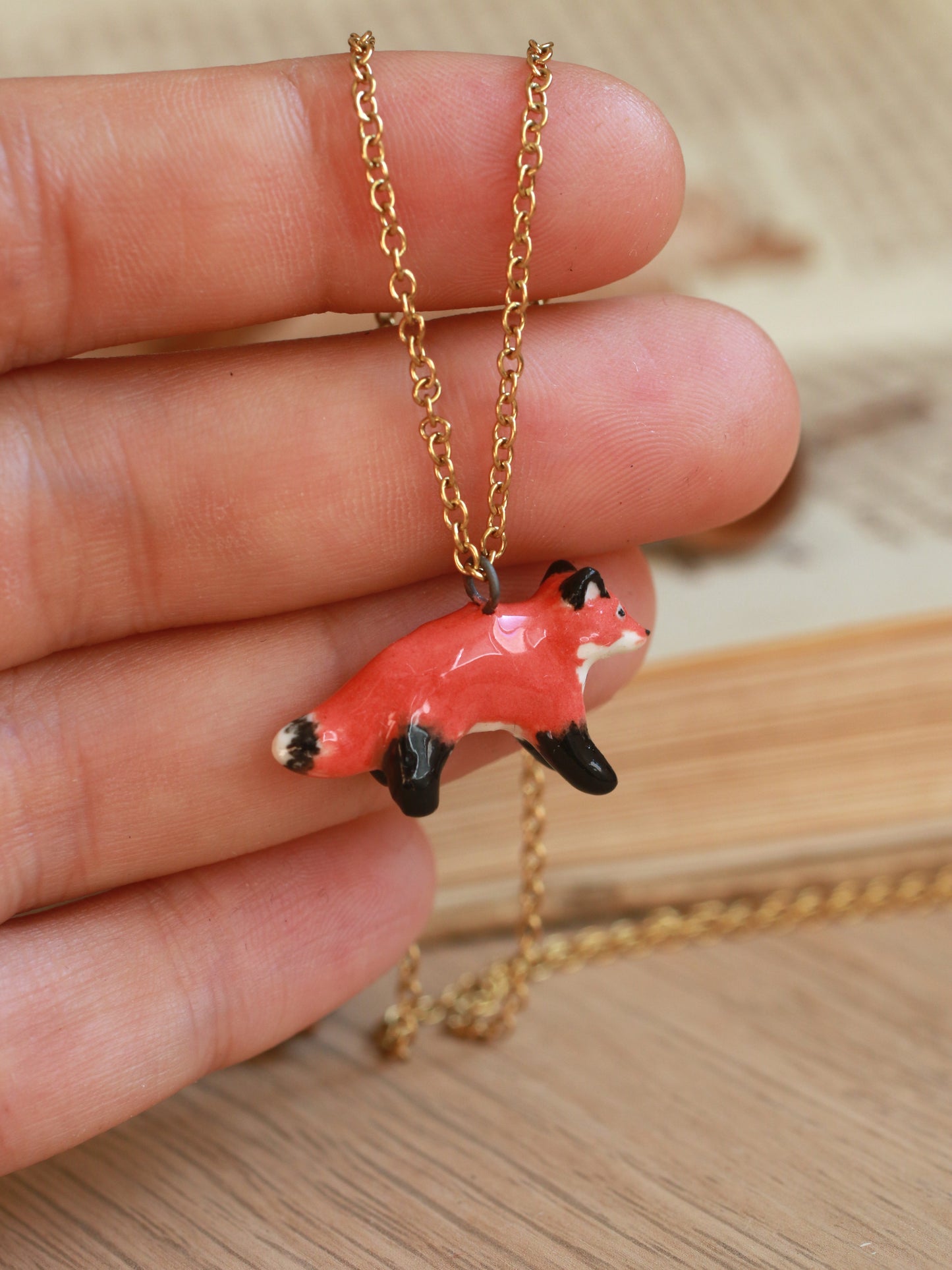 Fox necklace