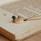 Mallard necklace - duck pendant