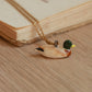 Mallard necklace - duck pendant