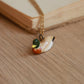 Mallard necklace - duck pendant