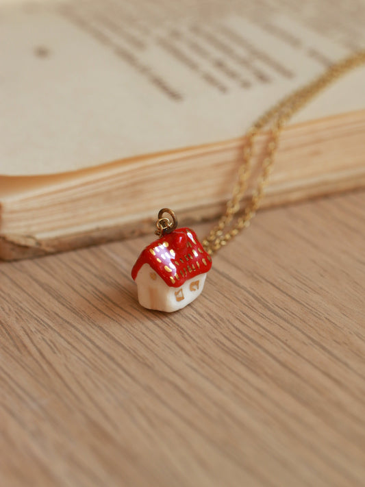 Tiny house necklace