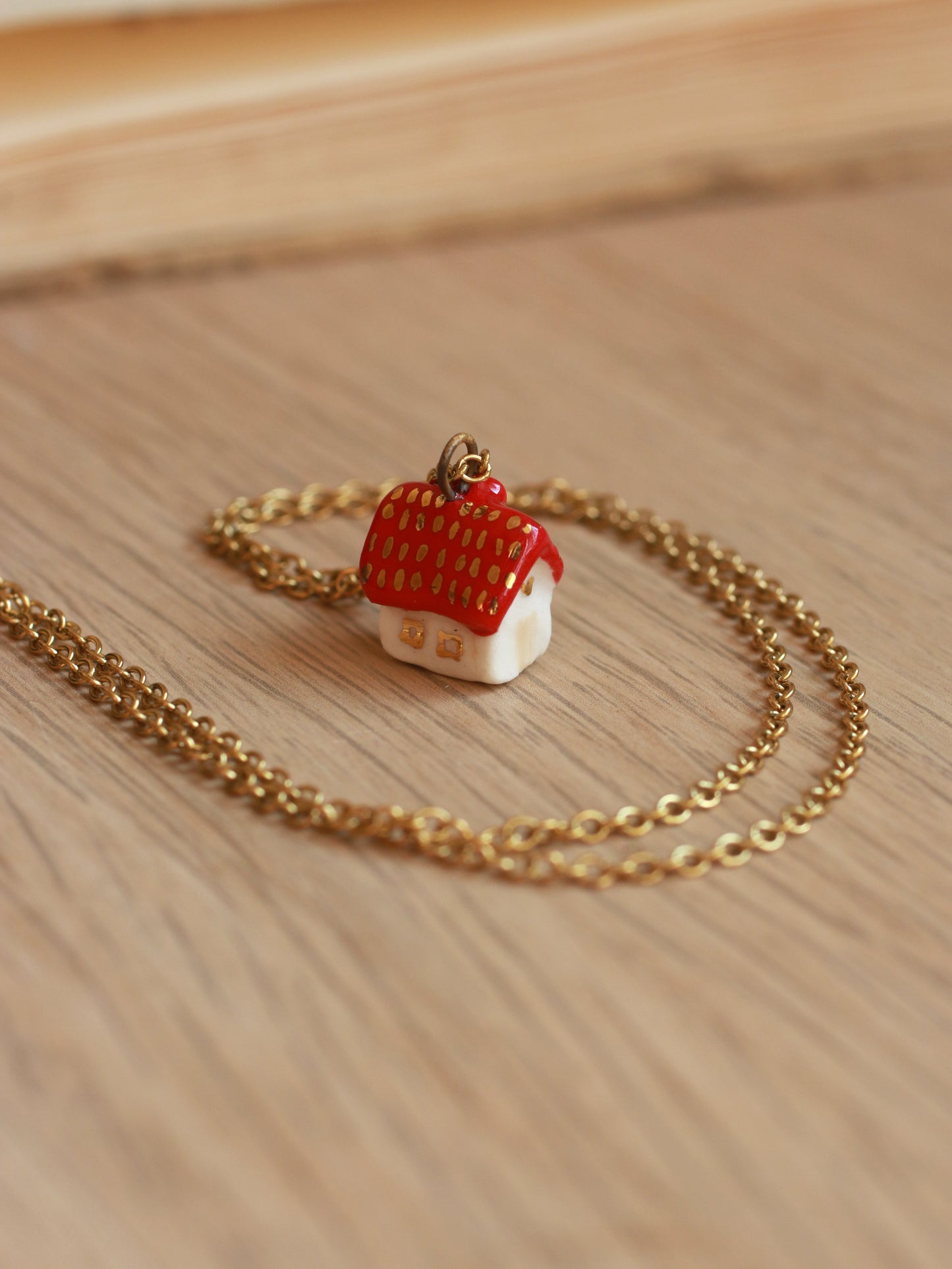 Tiny house necklace