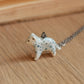 Snow leopard necklace