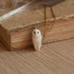 Barn owl necklace