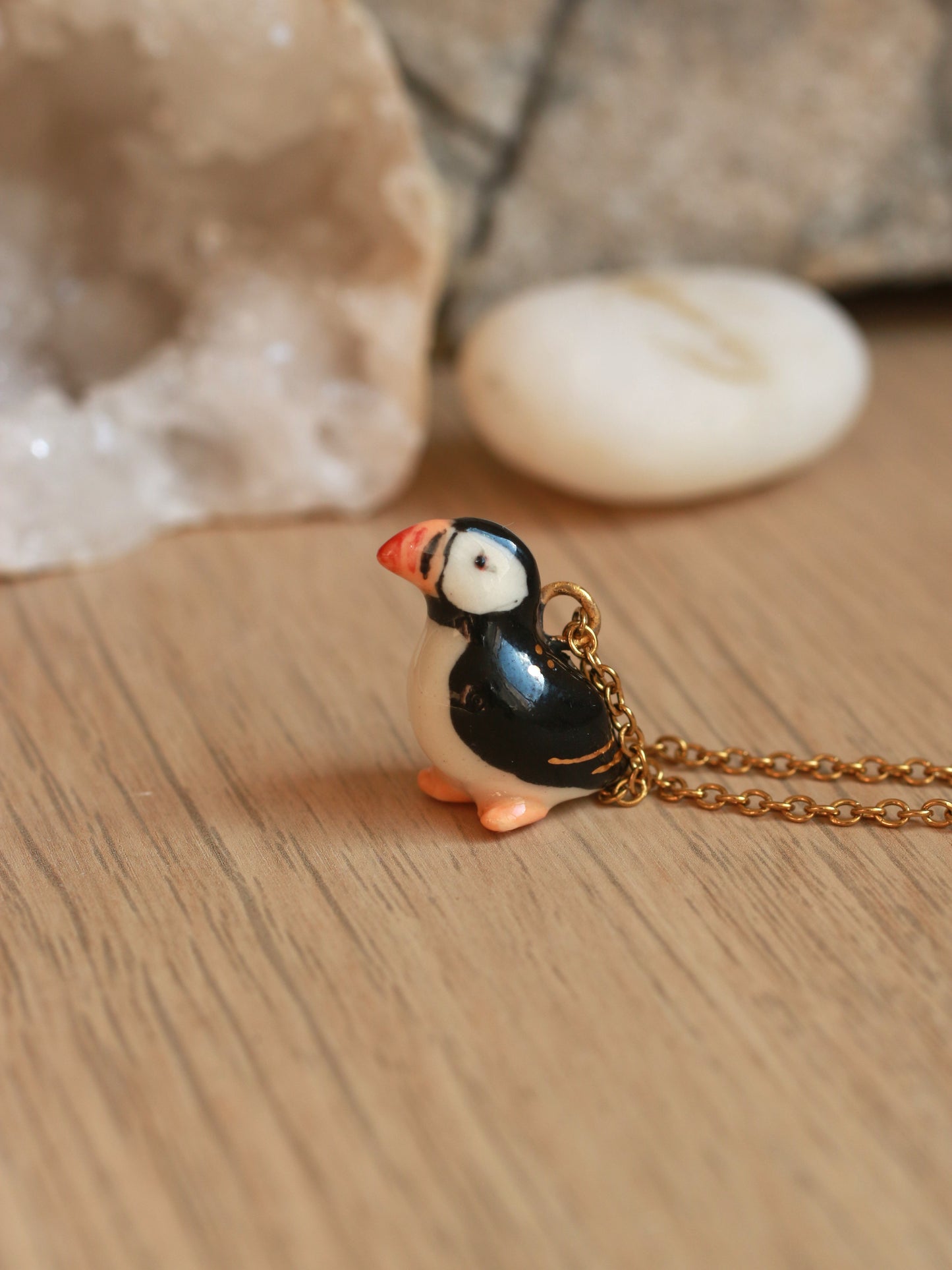 Puffin necklace