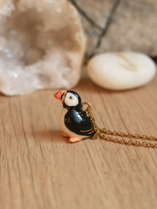 Puffin necklace