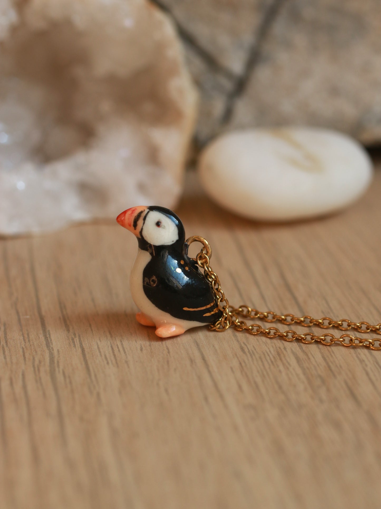 Puffin necklace