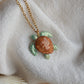 Green sea turtle necklace