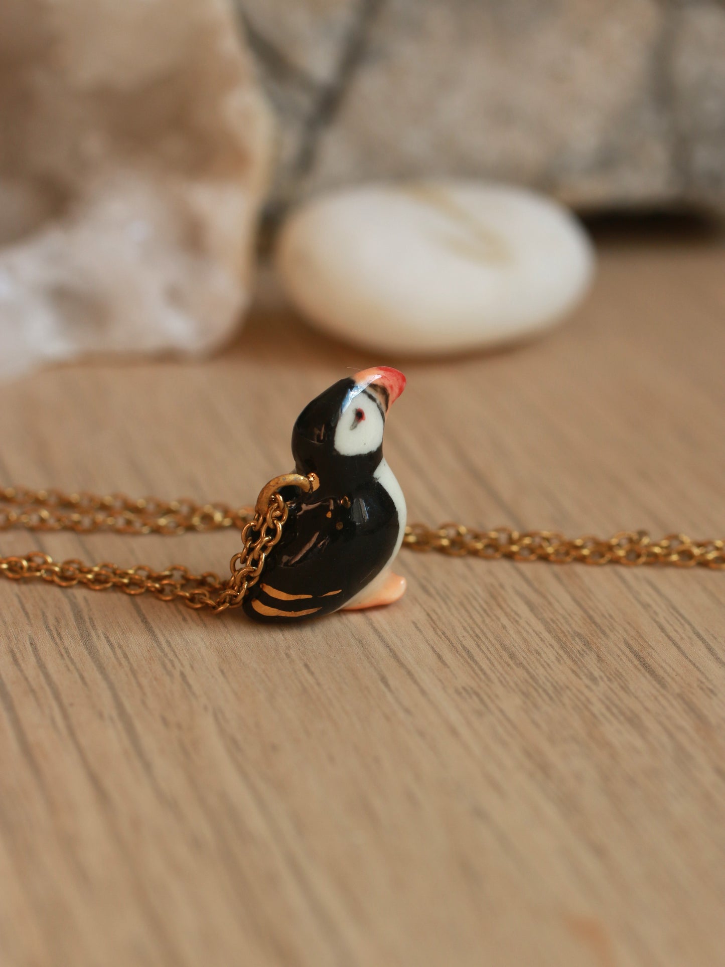 Puffin necklace