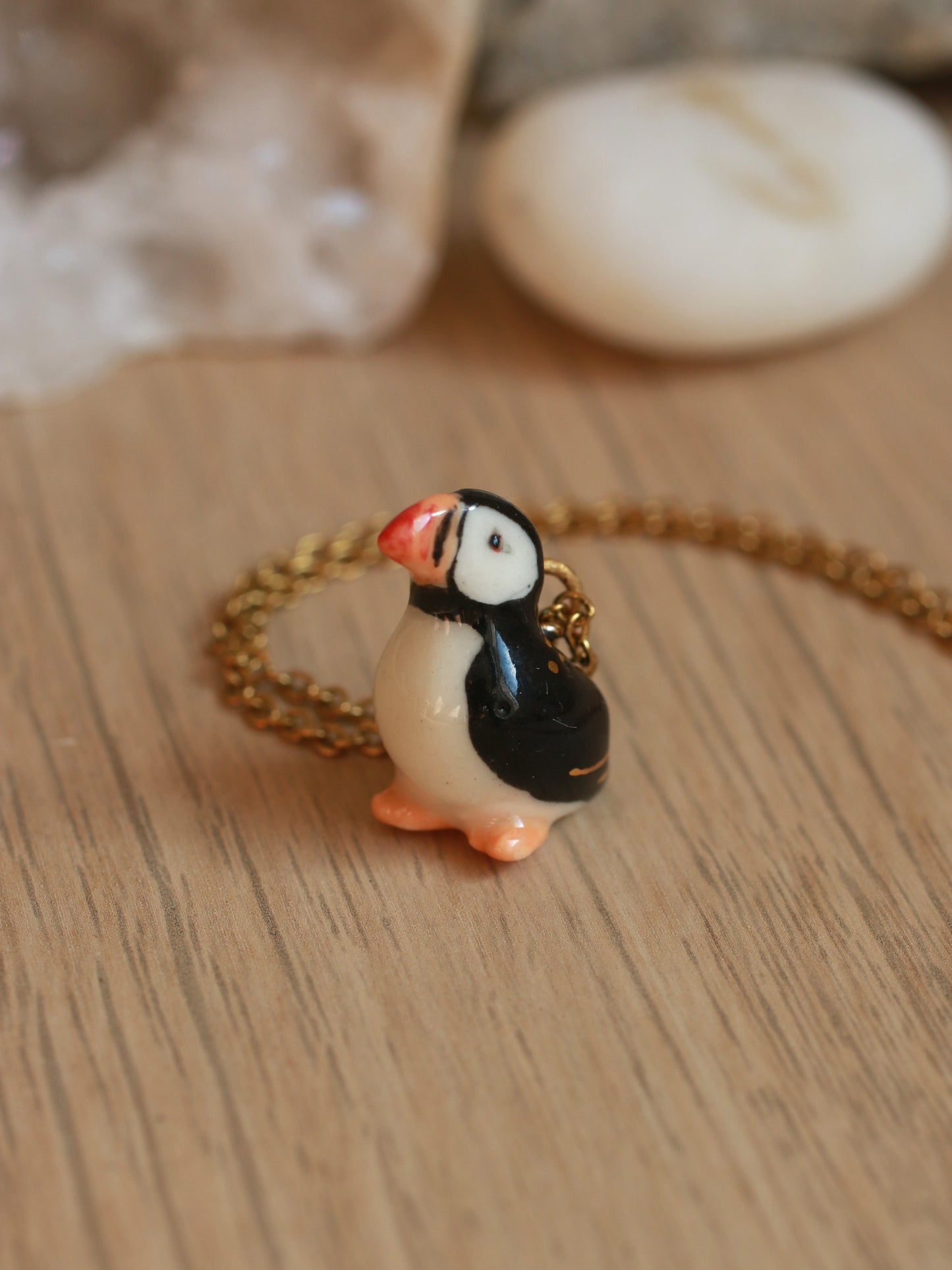 Puffin necklace