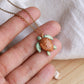 Green sea turtle necklace