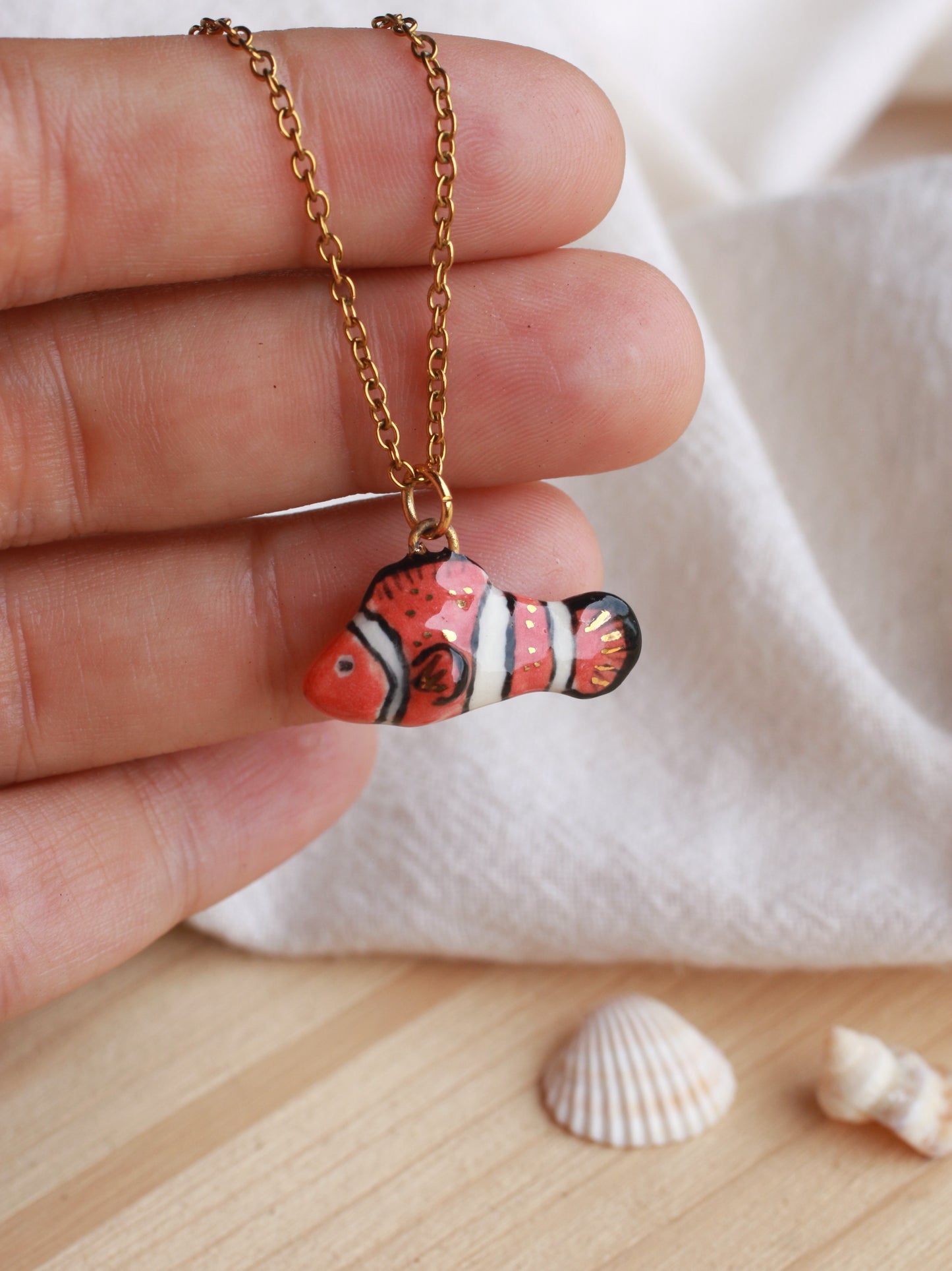 Clownfish necklace