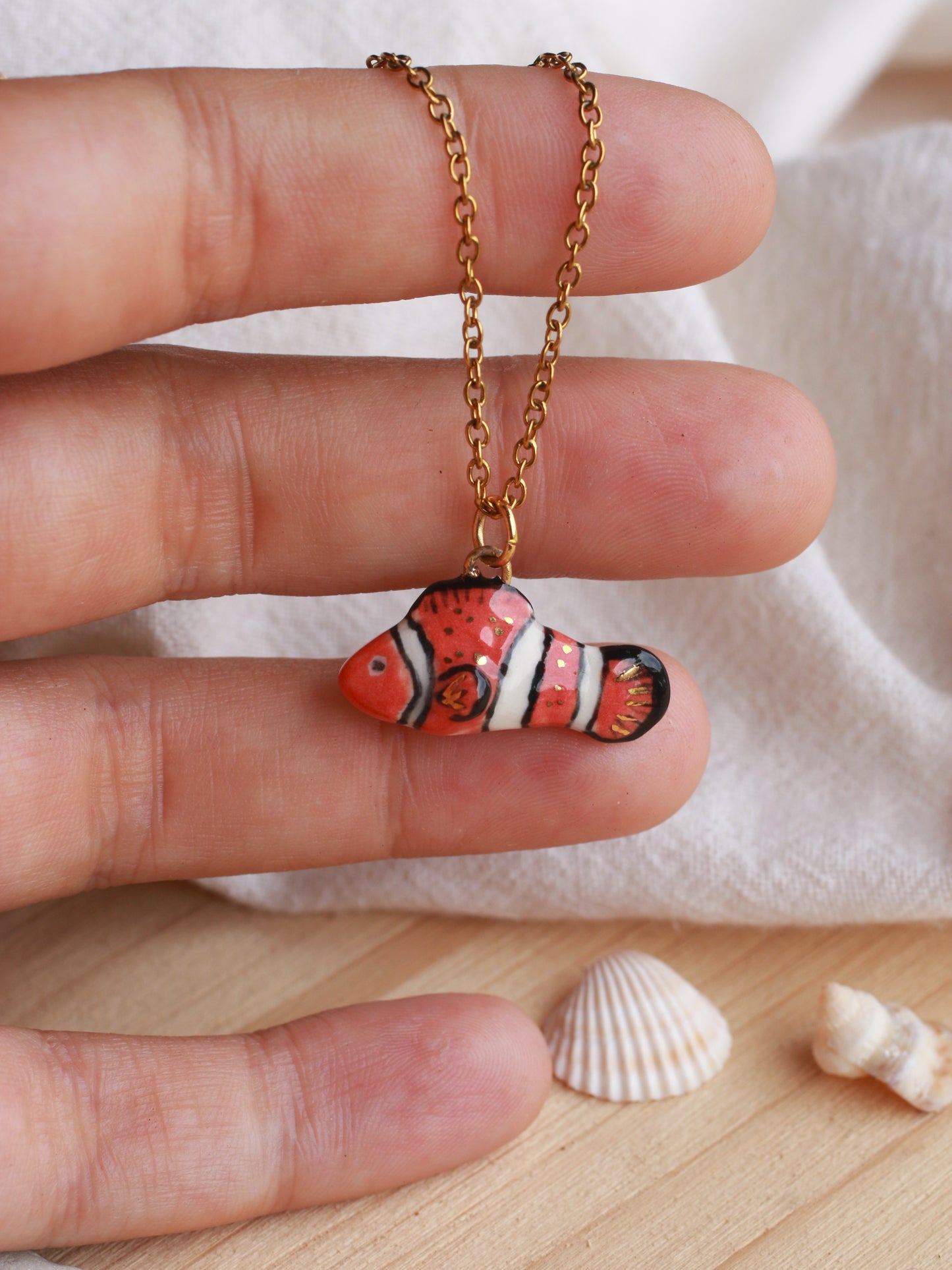 Clownfish necklace