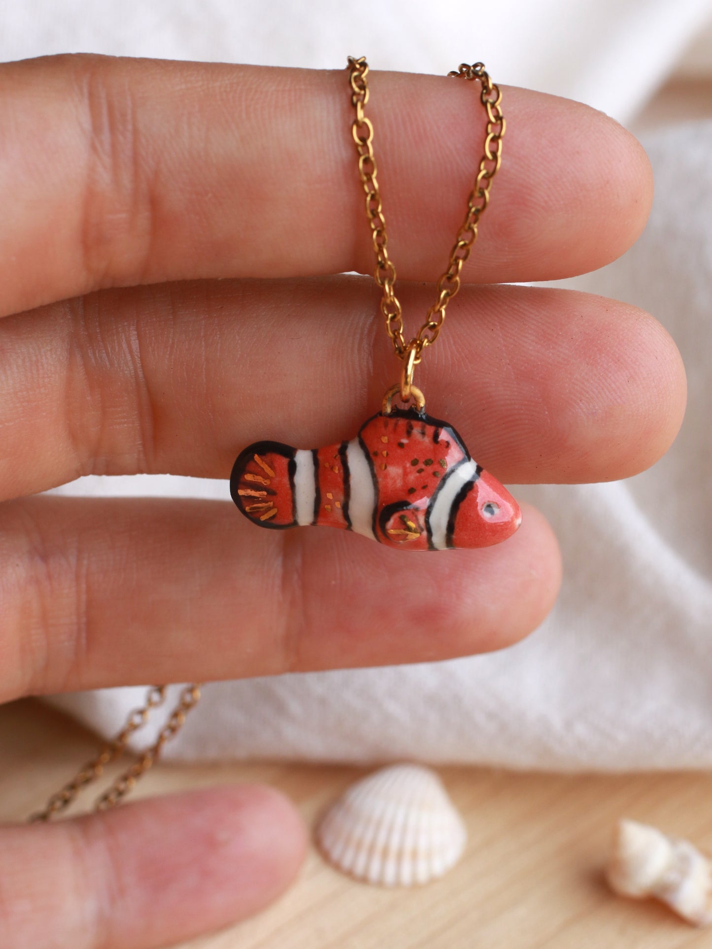 Clownfish necklace