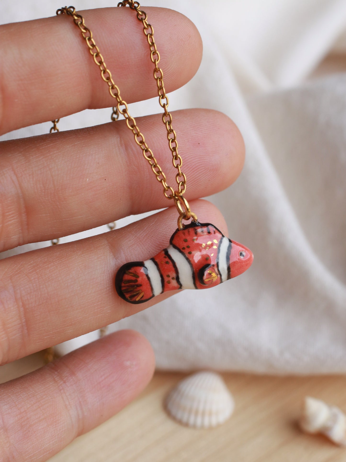 Clownfish necklace