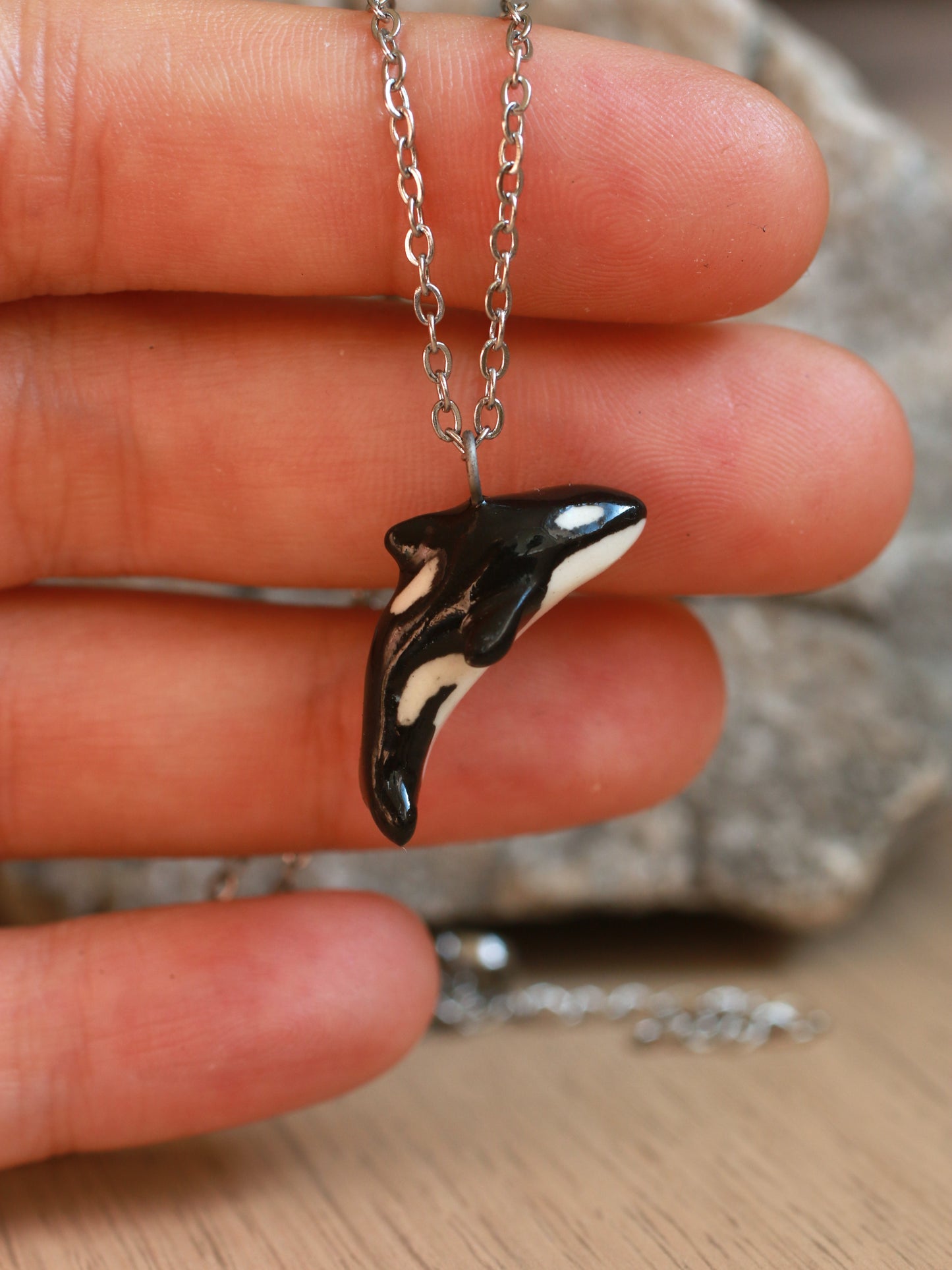 Orca necklace