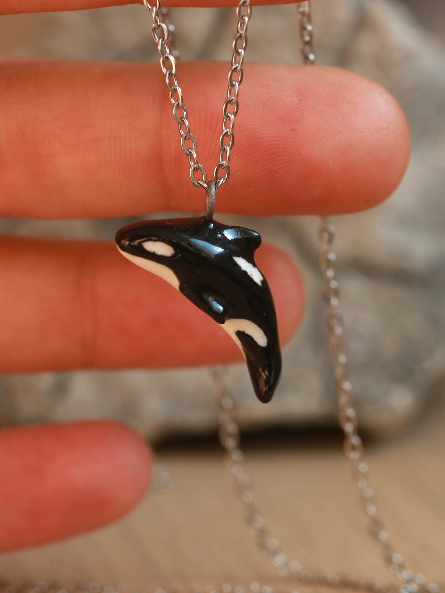 Orca necklace