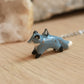 Wolf necklace - silver details