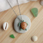 Green sea turtle necklace