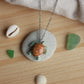 Green sea turtle necklace