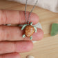 Green sea turtle necklace
