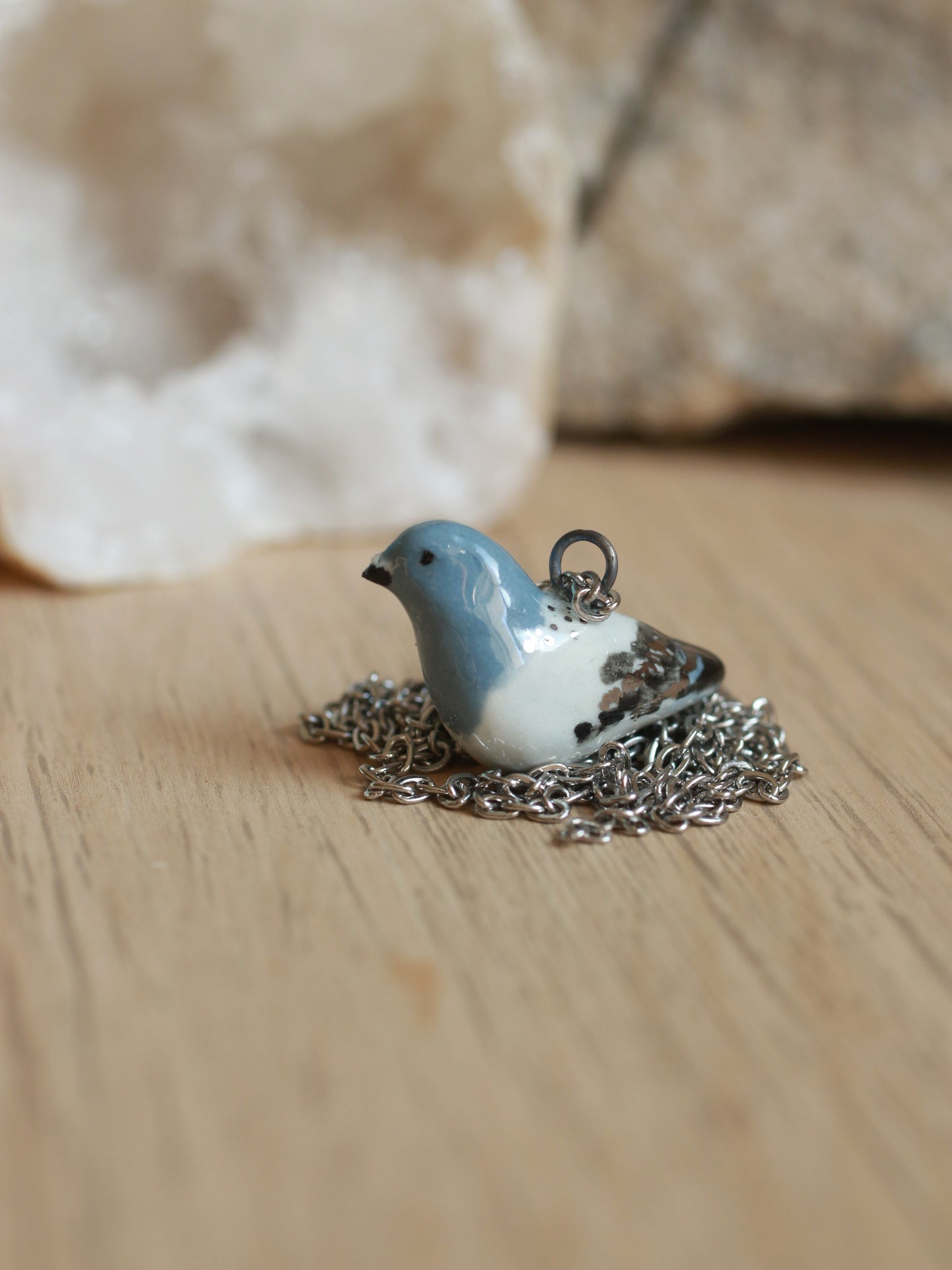 Pigeon necklace