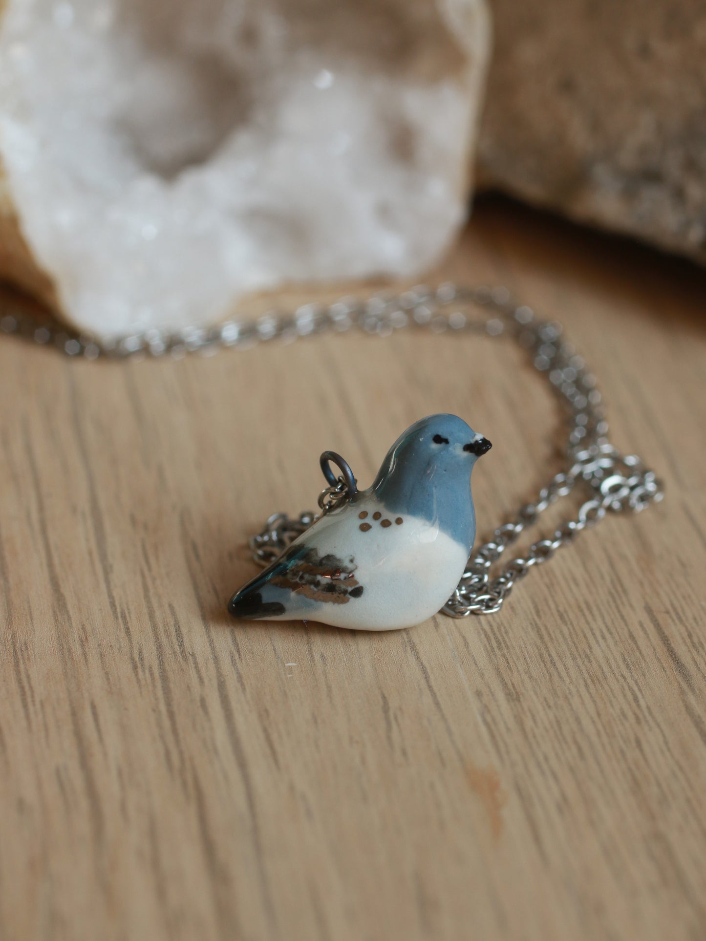 Pigeon necklace