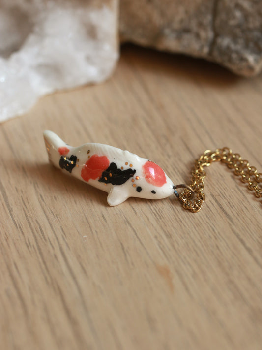 Koi fish necklace