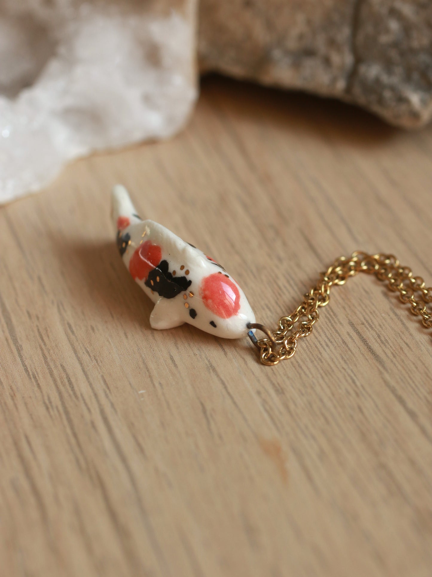 Koi fish necklace